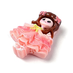 Мультяшные девушки из непрозрачной смолы декодируют кабошоны&nbsp;RESI-S392-05C-01