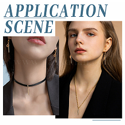 30 шт. 3 подвески из латуни в стиле бар&nbsp;KK-BBC0001-44