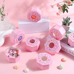 Картонные коробки для пончиков с шестигранной головкой&nbsp;CON-WH0019-18A