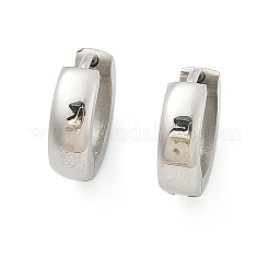 Серьги-кольца из нержавеющей стали 304 с эффектом полировки&nbsp;EJEW-M001-29C-P