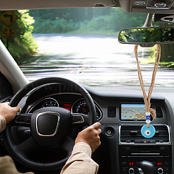 Ahademaker 1 комплект подвесок ручной работы лэмпворк сглаз украшения&nbsp;HJEW-GA0001-22