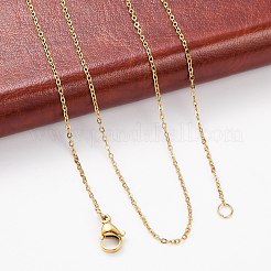 Ожерелья из нержавеющей стали 304 с цепочкой из троса&nbsp;LS-NJEW-M151-24G