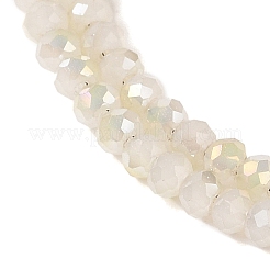 Гальваническое стекло граненые бусины рондель стренги&nbsp;EGLA-D020-3x2mm-05-A