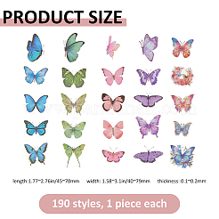 Самоклеящаяся картинка из пластика для домашних животных&nbsp;DIY-FH0010-16