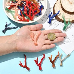 32шт 8 стиля непрозрачные акриловые подвески&nbsp;OACR-CJ0002-51