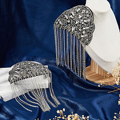 2 шт. фетровые эполеты со стразами&nbsp;AJEW-FH0006-66B