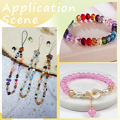 Гальванизированные граненые ab цветные прозрачные стеклянные бусины&nbsp;EGLA-SP0001-20B