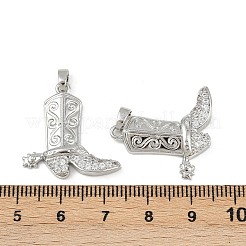 Латунные микро проложить кубического циркония подвески&nbsp;KK-F908-18P