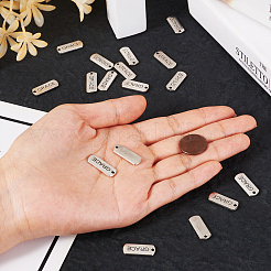 20шт прямоугольные подвески из сплава в тибетском стиле&nbsp;TIBEP-TAG0001-01