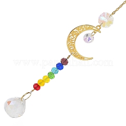 Полые подвесные украшения из сплава&nbsp;HJEW-Q012-02B