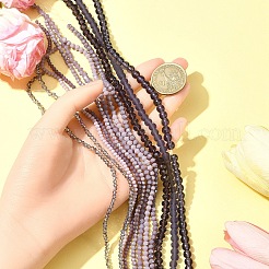 Стеклянные бусины с гальваническим покрытием &nbsp;EGLA-FS0001-42F