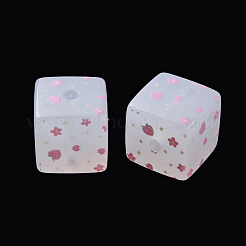 Окрашенные акриловые бусины &nbsp;MACR-S374-11C-03