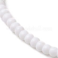 7шт 7 цвета стеклянные бусины эластичные браслеты для женщин&nbsp;BJEW-MZ00153