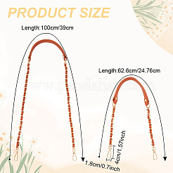2 шт. 2 ручки для сумок из искусственной кожи&nbsp;DIY-DR0001-25B