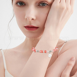 40 шт. 2-цветные подвески из сплава с покрытием для стойки&nbsp;FIND-BBC0003-40