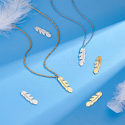 12 шт. подвески из нержавеющей стали 304 двух цветов&nbsp;STAS-UN0033-82