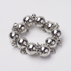 Латунные магнитные застежки с петлями&nbsp;X-KK-MC021-N-NF