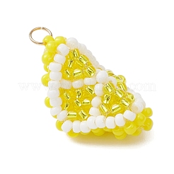 Подвески в виде фруктов из стеклянных бусин&nbsp;PALLOY-MZ00894-04