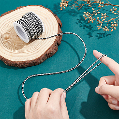 7 ярд плетеных шнуров из искусственной кожи&nbsp;WL-PH0004-12