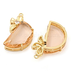 Латунь со стеклянной подвеской&nbsp;FIND-Z044-12B