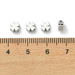 Латунные бусины в форме клевера&nbsp;XGRPCU227-301P