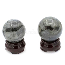 Натуральный лабрадоритовый орнамент в виде сферы&nbsp;PW-WG15772-01