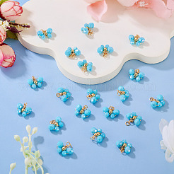 20шт стеклянные подвески&nbsp;PALLOY-TAC0216