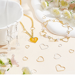 72шт 12 стильных латунных соединительных кольца&nbsp;KK-FH0005-73