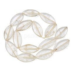 Нити из нагретых натуральных цитриновых бусин&nbsp;G-L650-F01-01