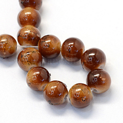 Выпечка роспись стекла круглый шарик нити&nbsp;LS-DGLA-Q019-8mm-53