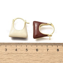 Серьги-кольца из латуни&nbsp;EJEW-A121-05G