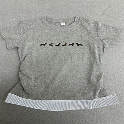 2.5 ярд полиэстеровой кружевной ленты&nbsp;OCOR-LP0003-37A