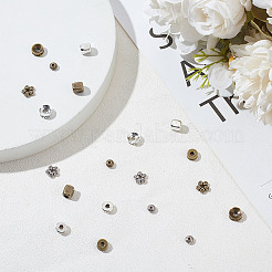 500шт 10 стиля тибетский стиль сплава бусин-разделителей наборы&nbsp;TIBEB-GO0001-01