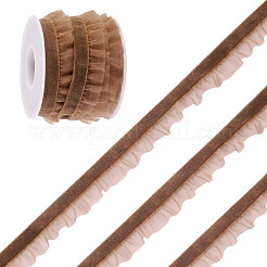 5 ярд эластичной бархатной органзовой ленты&nbsp;SRIB-TA0001-29