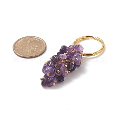 Брелок с подвеской из натуральных драгоценных камней&nbsp;KEYC-JKC00434