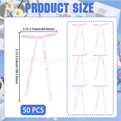 50 шт. полиэстеровый бант для украшения вечеринки&nbsp;DIY-GF0011-78A