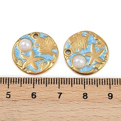 Подвески из нержавеющей стали 304 с эмалью&nbsp;LS-STAS-K309-02G