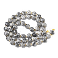 Натуральная карта каменные бусы пряди&nbsp;G-K389-B84-01