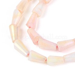 Антикоррозийные гальванические стеклянные бусины&nbsp;GLAA-T025-27D