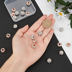 20шт 2 цвета латунные бусины&nbsp;RB-AR0001-07