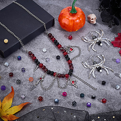 1080 шт. 24 вида смешанных стеклянных бусин&nbsp;GLAD-PH0001-10