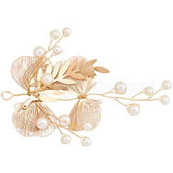 Сплав с пластиковыми перламутровыми украшениями&nbsp;FIND-WH20030-11C-G