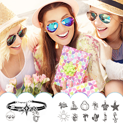 Подвески из сплава в тибетском стиле&nbsp;TIBEP-FG0001-13