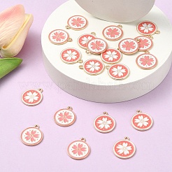 20шт 2 цвета сплава эмалевые подвески&nbsp;ENAM-YW0008-23