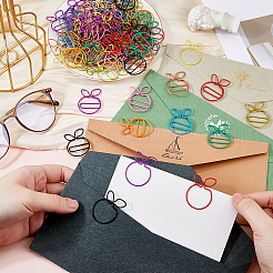 100 шт. 10 цвета железные скрепки&nbsp;AJEW-FH0006-77