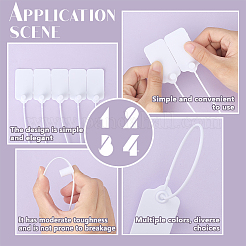 120 шт. 6-цветные пластиковые противоугонные пряжки&nbsp;ODIS-GO0001-07