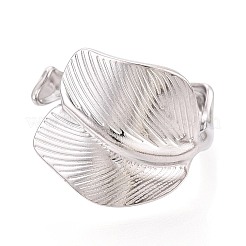 Регулируемые манжеты из нержавеющей стали 304 для женщин&nbsp;RJEW-N052-03P