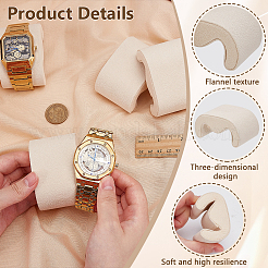 Бархатные подушки для демонстрации ювелирных изделий&nbsp;ODIS-WH0043-201A