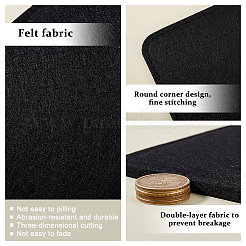 Прямоугольное фетровое дно сумки&nbsp;DIY-WH0622-044A-04