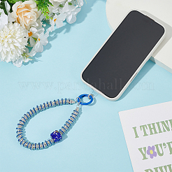 Сплав стеклянный горный хрусталь мобильная цепочка&nbsp;AJEW-AR0002-76